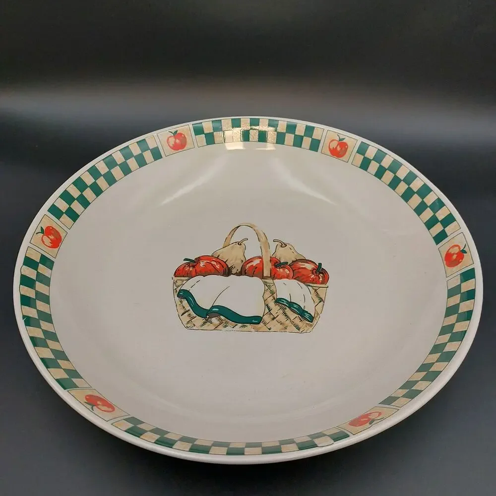 Gibson Welcome Home Stoneware 3pc Set 2 8.25
